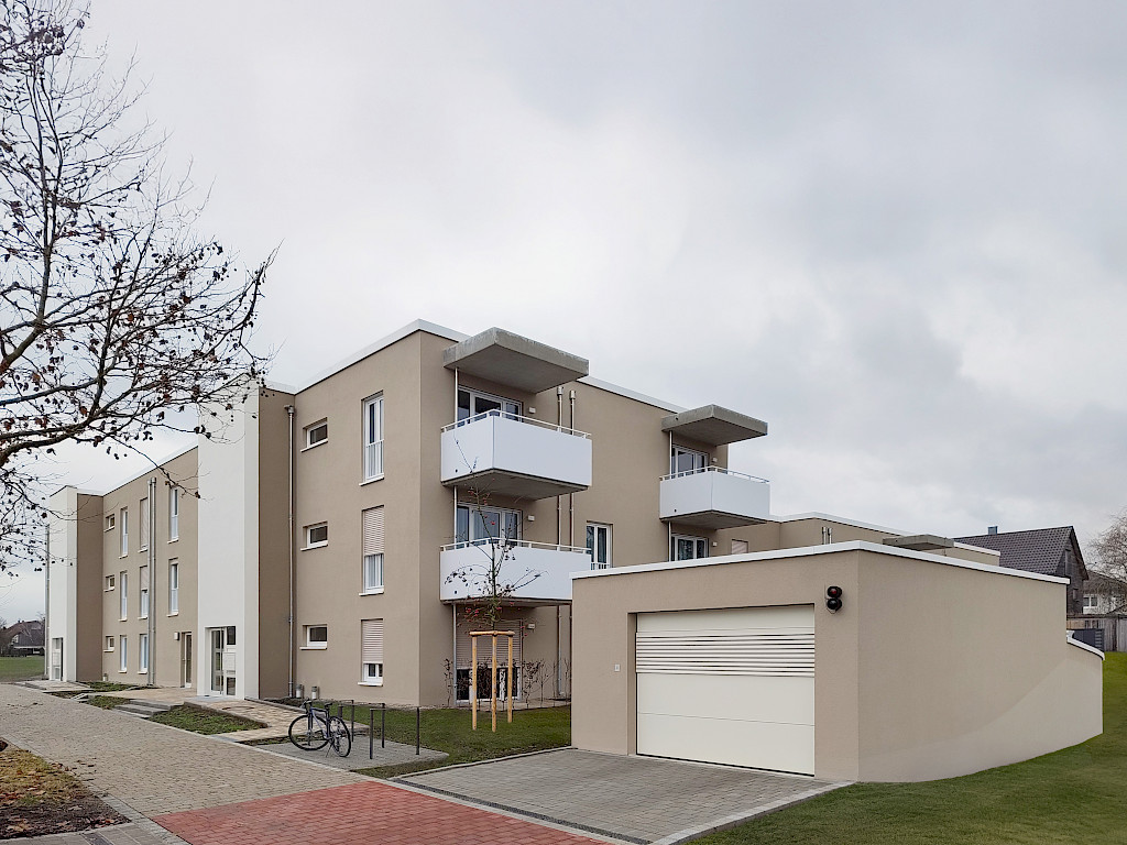 Neubau Wohnhaus mit Tiefgarage in Hallbergmoos